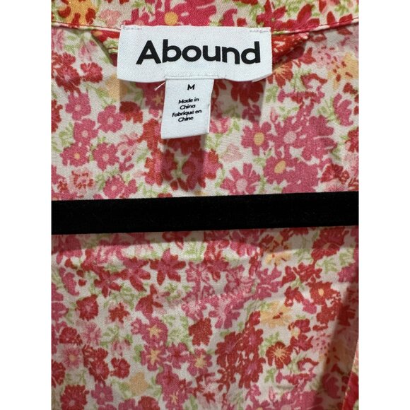 ABOUND Women Floral Wrap Mini Dress MEDIUM - Picture 3 of 3